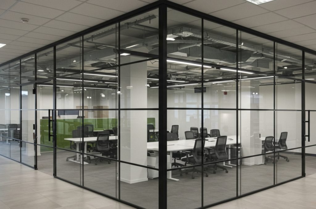 Glassvegg kontor moderne glassvegg kontor