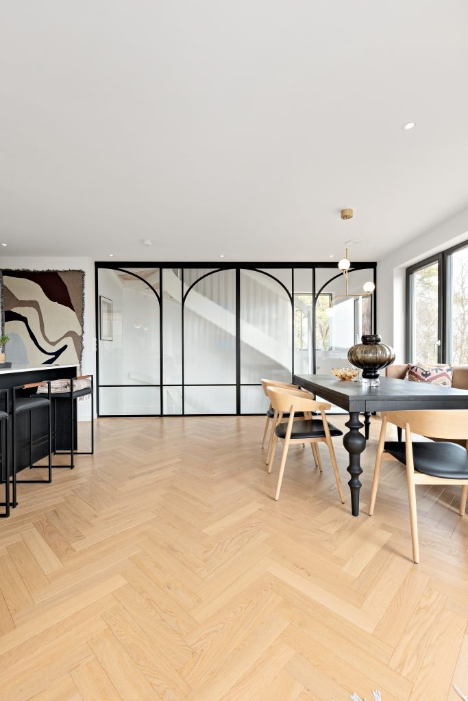 kjøkken glassdør